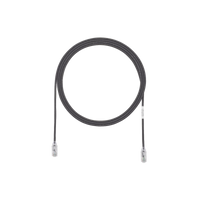 Cable de Parcheo TX6, UTP Cat6, Diámetro Reducido (28AWG), Color Negro, 3ft
