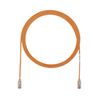 Cable de Parcheo TX6, UTP Cat6, Diámetro Reducido (28AWG), Color Naranja, 5ft