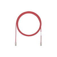 Cable de Parcheo TX6, UTP Cat6, Diámetro Reducido (28AWG), Color Rojo, 5ft