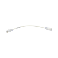 Cable de Parcheo TX6, UTP Cat6, Diámetro Reducido (28AWG), Color Blanco, 8in (20.2cm)