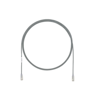 Cable de Parcheo UTP Cat6A, CM/LSZH, Diámetro Reducido (28AWG), Color Gris, 15ft