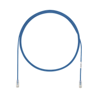 Cable de Parcheo UTP Cat6A, CM/LSZH, Diámetro Reducido (28AWG), Color Azul, 26 ft