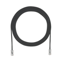 Cable de Parcheo UTP Cat6A, CM/LSZH, Diámetro Reducido (28AWG), Color Negro, 5ft