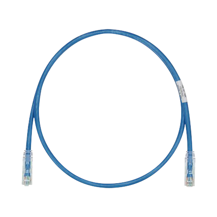 Cable de Parcheo TX6, UTP Cat6, 24 AWG, CM, Color Azul, 0.5 m.