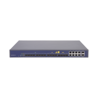 OLT de 8 puertos EPON con 16 puertos Uplink (8 puertos Gigabit Ethernet + 4 puertos SFP + 4 puertos SFP+), hasta 512 ONUs