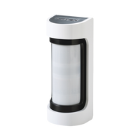 Sensor de Movimiento / 12 Metros de Detección / 100% Exterior / Serie Shield de Optex / Diseño Estético y Formal / Inalambrico (Alimentacion)