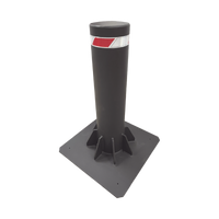 Bolardo Fijo de Alta Seguridad de 220 mm de Diámetro / Fabricado en Acero al Carbón