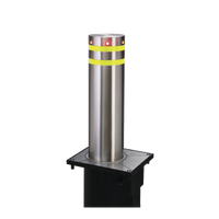 Pilona o Bolardo Neumático / 100% Acero Inoxidable / Alta Velocidad / 275MM Diámetro / Acabado de Lujo