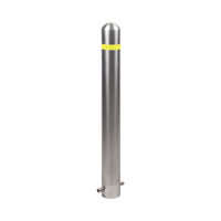 Bolardo Fijo de Acero Inoxidable de 900 mm de Altura