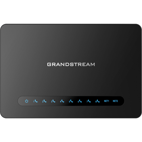 Gateway 8 Puertos FXS (Conectar Teléfono Análogo) con Router NAT Gigabit / 2 Perfiles SIP / Cifrado AES / Conferencia de Voz 3 Participantes / Calidad de Voz HD / Fax T.38 / 2 Puertos Gigabit / Aprovisionamiento Automatizado TR069
