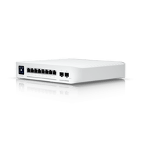 UniFi Switch Empresarial Capa 3 de 8 Puertos PoE 802.3af/at 2.5G + 2 Puertos 1/10G SFP+, 120W, Pantalla Informativa