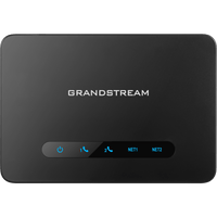 Adaptador de Teléfono Analógico ATA 2 Puertos FXS (Conectar Teléfono Análogo) con Router NAT Gigabit / Compatible SIP / Cifrado AES Reforzado / Calidad de Voz HD / Soporta Fax T.38 / Router NAT Alto Rendimiento