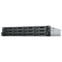 Unidad de Expansión RX1223RP | 12 Bahías HDD/SSD SATA 3.5" o 2.5" | Fuente de Alimentación Redundante | Compatible con Synology DSM | Plug-and-Play.