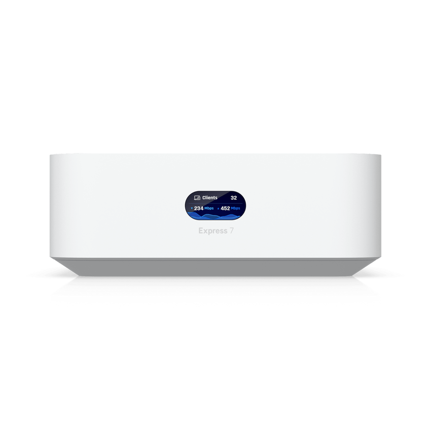 UniFi Express UX7 Cloud Gateway Compacto con WiFi 7, Ejecuta UniFi Network, Alimenta una Red Completa o Funciona como Punto de Acceso