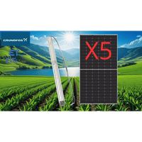 Kit De Bombeo Solar/ Bomba 2.5 Kw / 5 Módulos Solares 610w