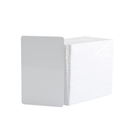 Paquete de 500 Tarjetas UltraCard 10 milesimas Grosor/ Adhesivas/ Imprimibles por un sólo lado / Para pegar sobre tarjetas/ CR80