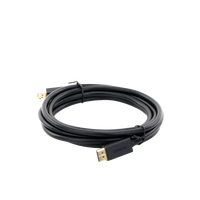 Cable DisplayPort 1.2 Macho a Macho | Longitud 3 Metros (9.84 Pies) | Versi�n DP1.2 | Soporta 4K@60Hz; 2K@144Hz | Soporta 3D | Color Profundo de 8 y 10 Bits | Blindaje Interno M�ltiple | Cobre Esta�ado 28AWG | Bot�n de Liberaci�n