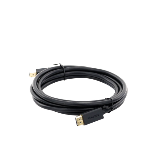 Cable DisplayPort 1.2 Macho a Macho | Longitud 3 Metros (9.84 Pies) | Versión DP1.2 | Soporta 4K@60Hz; 2K@144Hz | Soporta 3D | Color Profundo de 8 y 10 Bits | Blindaje Interno Múltiple | Cobre Estañado 28AWG | Botón de Liberación