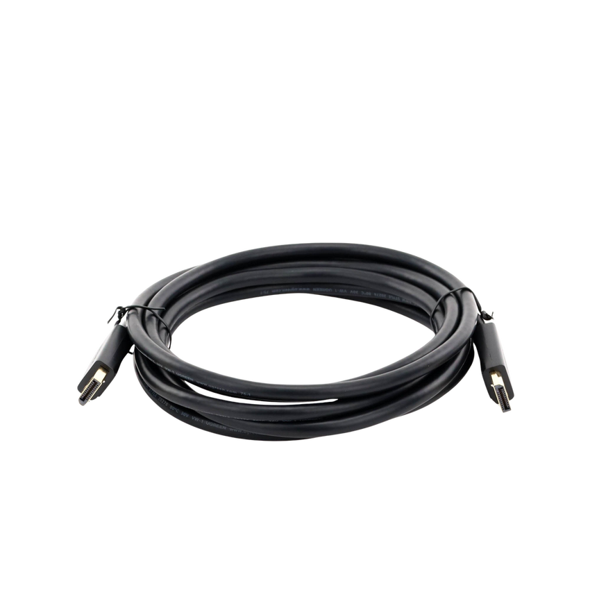 Cable DisplayPort 1.2 Macho a Macho | Longitud 3 Metros (9.84 Pies) | Versi�n DP1.2 | Soporta 4K@60Hz; 2K@144Hz | Soporta 3D | Color Profundo de 8 y 10 Bits | Blindaje Interno M�ltiple | Cobre Esta�ado 28AWG | Bot�n de Liberaci�n