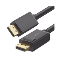 Cable DisplayPort 1.2 Macho a Macho | Longitud 3 Metros (9.84 Pies) | Versión DP1.2 | Soporta 4K@60Hz; 2K@144Hz | Soporta 3D | Color Profundo de 8 y 10 Bits | Blindaje Interno Múltiple | Cobre Estañado 28AWG | Botón de Liberación