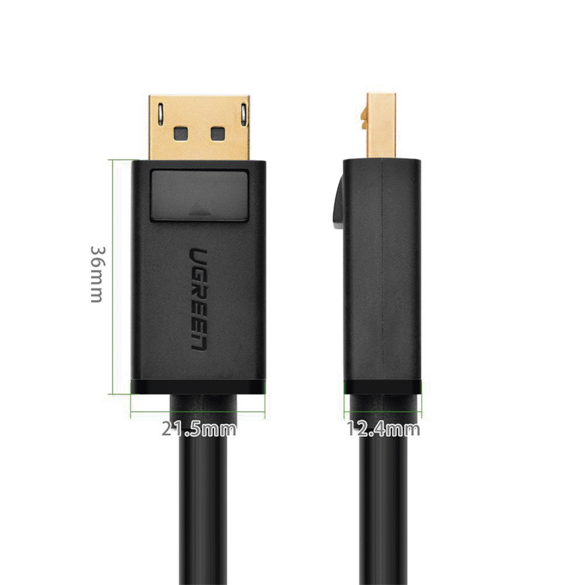 Cable DisplayPort 1.2 Macho a Macho | Longitud 5 Metros (16.40 Pies) | Versi�n DP1.2 | Soporta 4K@60Hz; 2K@144Hz | Soporta 3D | Color Profundo de 8 y 10 Bits | Blindaje Interno M�ltiple | Cobre Esta�ado 28AWG | Bot�n de Liberaci�n