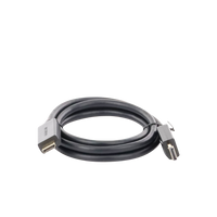 Cable DP Macho a HDMI Macho / Longitud 1.50 Metros (4.92 Pies) / Soporta 4K@30Hz / Soporta 3D / Cobre Esta�ado 28AWG / Blindaje Interno M�ltiple / Transmisi�n Unidireccional / Bot�n de Liberaci�n / Chip de �ltima Generaci�n