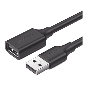Cable Extensor USB 2.0 A a A | 1 metro | Macho-Hembra | Ultra Durabilidad | Núcleo de Cobre Estañado 28/22 AWG | Blindaje Interior Múltiple / Ideal para teclado, mouse, impresoras, etc.
