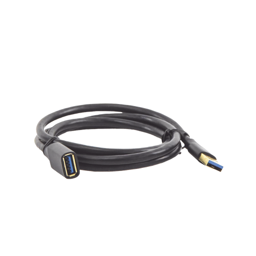 Cable Extensor USB 3.0 / 1 Metro / Macho-Hembra / 5 Gbps / Ultra Durabilidad / Núcleo de cobre estañado 28/22 AWG / Blindaje interior múltiple / Ideal para teclado, mouse , etc.