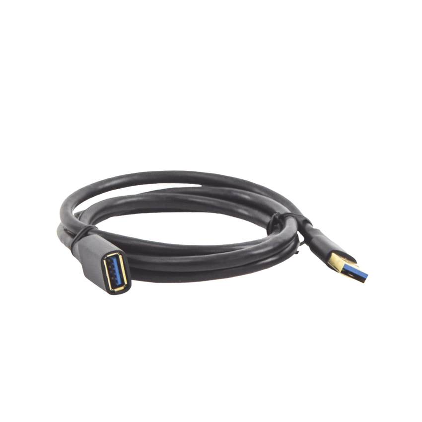 Cable Extensor USB 3.0 / 1 Metro / Macho-Hembra / 5 Gbps / Ultra Durabilidad / Núcleo de cobre estañado 28/22 AWG / Blindaje interior múltiple / Ideal para teclado, mouse , etc.
