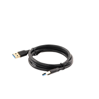 Cable USB-A 3.0 a  USB-A 3.0 / 1 Metro / Macho a Macho / Conector Niquelado / Núcleo de Cobre Estañado / Blindaje Múltiple / Velocidad 5Gbps / No Requiere Controlador / Compatible con USB2.0 Y USB 1.1