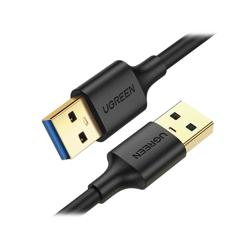 Cable USB-A 3.0 a  USB-A 3.0 / 1 Metro / Macho a Macho / Conector Niquelado / Núcleo de Cobre Estañado / Blindaje Múltiple / Velocidad 5Gbps / No Requiere Controlador / Compatible con USB2.0 Y USB 1.1