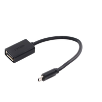 Adaptador OTG Micro USB Macho a USB 2.0 A Hembra