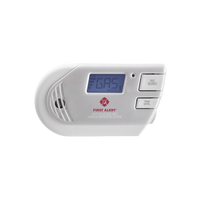 Detector Combo de Combinación de Gases Explosivos: Metano (GN), Propano (LP) y Monóxido de Carbono (CO), Con Pantalla Digital Retroiluminada, 120 Vca y Batería de Respaldo