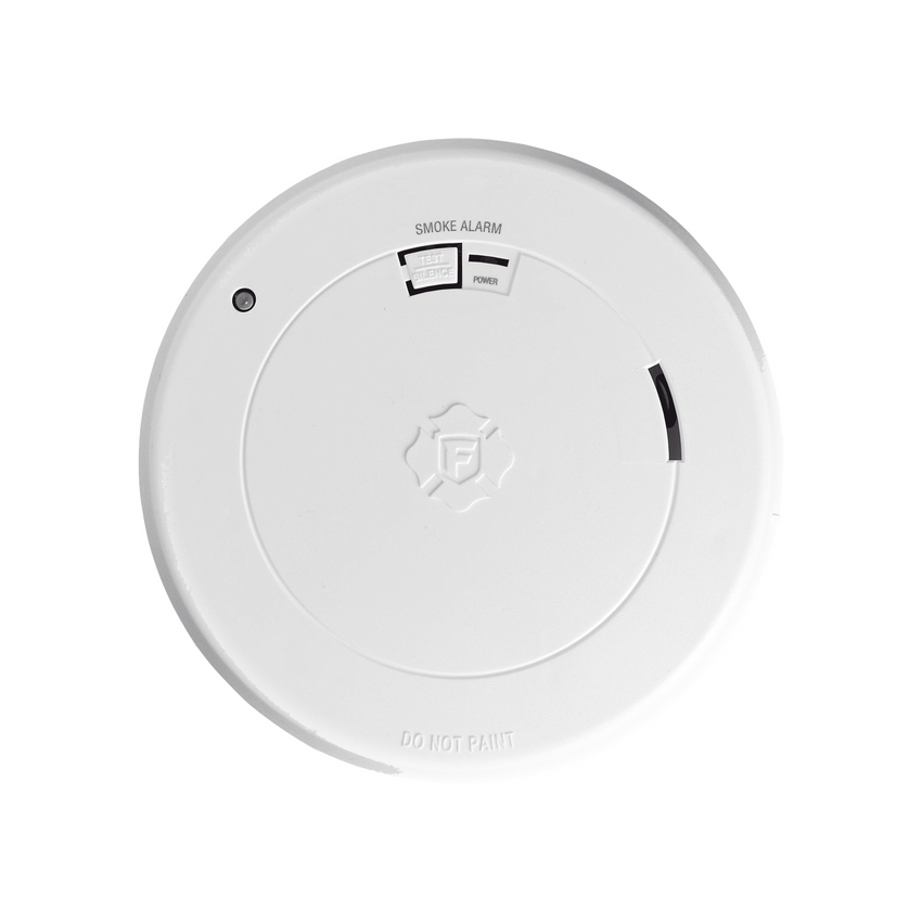 Alarma de Humo First Alert SM210L / Sensor Fotoelectrico / Batería de Litio Sellada de 10 Años / Luz de Seguridad / Rango de Temperatura 4.4°C a 37.8°C/ Cumple UL217, CSFM, NFPA 72, NFPA 101, ICC