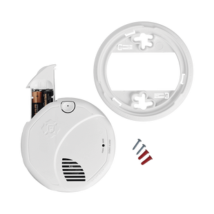 Alarma de Humo con Interconexión Inalámbrica / Advertencia de Voz con Ubicación / Sensor Fotoeléctrico / Baterías AA Reemplazables / 85 dB a 10 pies / Rango de Temperatura 4.4°C a 37.8°C / Cumple UL217