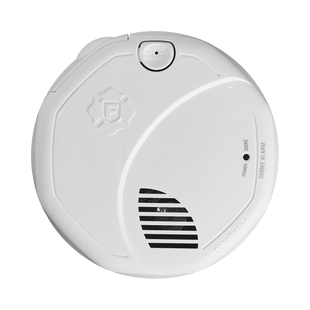 Alarma de Humo con Interconexión Inalámbrica / Advertencia de Voz con Ubicación / Sensor Fotoeléctrico / Baterías AA Reemplazables / 85 dB a 10 pies / Rango de Temperatura 4.4°C a 37.8°C / Cumple UL217
