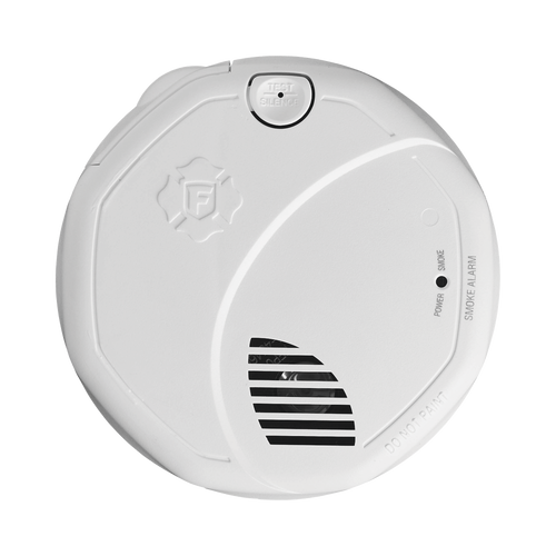 Alarma de Humo con Interconexión Inalámbrica / Advertencia de Voz con Ubicación / Sensor Fotoeléctrico / Baterías AA Reemplazables / 85 dB a 10 pies / Rango de Temperatura 4.4°C a 37.8°C / Cumple UL217
