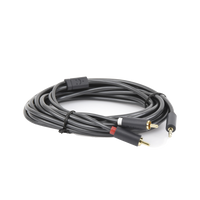 Cable Adaptador de 3.5mm Macho a 2 RCA Macho / 5 Metros (16.40 Pies) / Color Gris / Blindaje M�ltiple / ABS / Alta Calidad