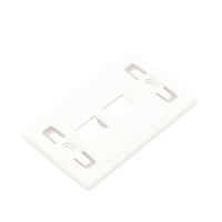 Placa de Pared Modular 10G MAX de 2 Salidas, Color Blanco