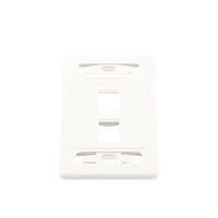 Placa de Pared Modular 10G MAX de 2 Salidas, Color Blanco