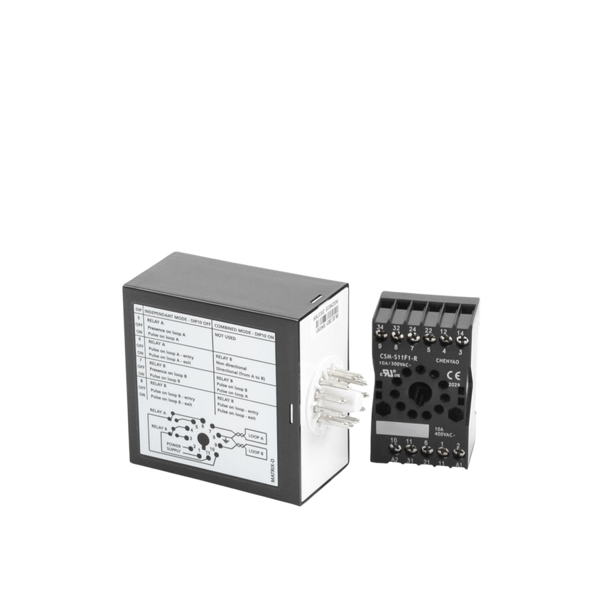 Sensor de masa para barreras de Dos Canales / Ideal para Accesos Vehiculares
