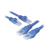 Cable de Parcheo UTP Cat6 / 2m / Azul