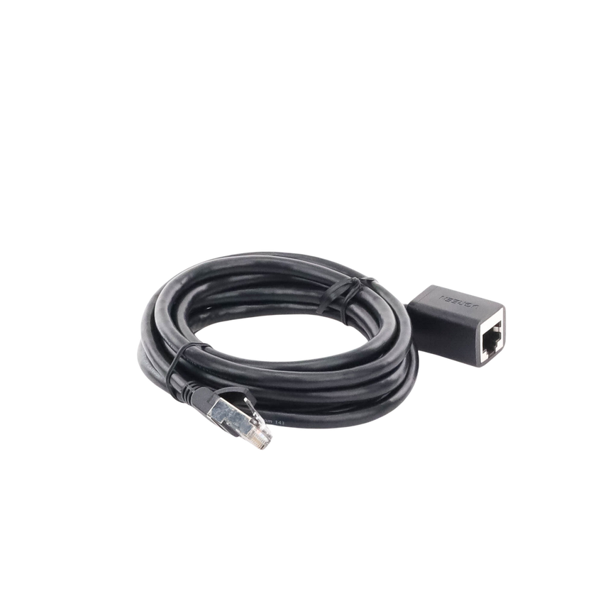 Cable de Extensi�n Cat6 RJ45 F/UTP / Macho a Hembra / 2 Metros (6.56 Pies) / M�todo de Conexi�n 568B / Velocidad de Transmisi�n 1000Mbps / Ancho de Banda del Canal 250MHz / Caja de Cobre / Negro