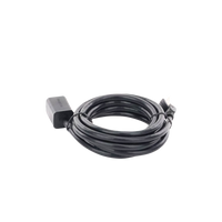 Cable de Extensi�n Cat6 RJ45 F/UTP / Macho a Hembra / 2 Metros (6.56 Pies) / M�todo de Conexi�n 568B / Velocidad de Transmisi�n 1000Mbps / Ancho de Banda del Canal 250MHz / Caja de Cobre / Negro