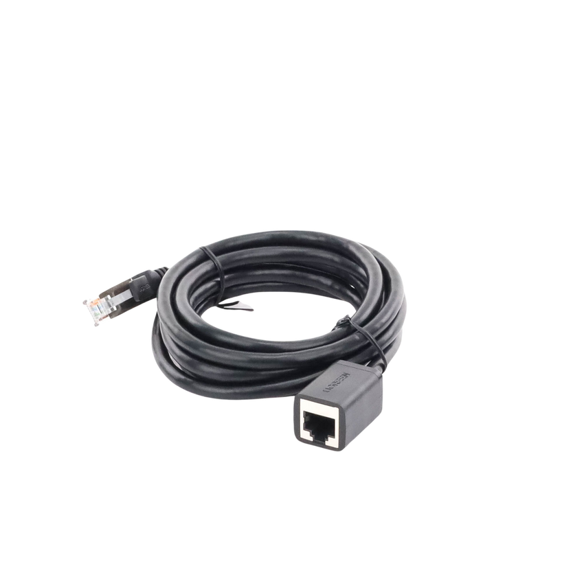 Cable de Extensi�n Cat6 RJ45 F/UTP / Macho a Hembra / 2 Metros (6.56 Pies) / M�todo de Conexi�n 568B / Velocidad de Transmisi�n 1000Mbps / Ancho de Banda del Canal 250MHz / Caja de Cobre / Negro