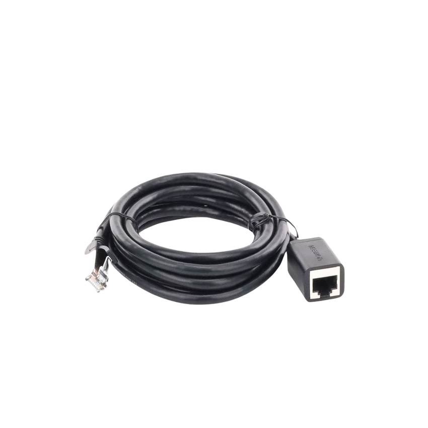 Cable de Extensi�n Cat6 RJ45 F/UTP / Macho a Hembra / 2 Metros (6.56 Pies) / M�todo de Conexi�n 568B / Velocidad de Transmisi�n 1000Mbps / Ancho de Banda del Canal 250MHz / Caja de Cobre / Negro