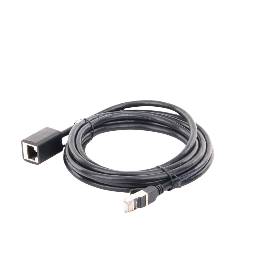 Cable de Extensi�n Cat6 RJ45 F/UTP / Macho a Hembra / 3 Metros (9.84 Pies) / M�todo de Conexi�n 568B / Velocidad de Transmisi�n 1000Mbps / Ancho de Banda del Canal 250MHz / Caja de Cobre / Negro