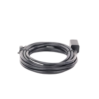 Cable de Extensi�n Cat6 RJ45 F/UTP / Macho a Hembra / 3 Metros (9.84 Pies) / M�todo de Conexi�n 568B / Velocidad de Transmisi�n 1000Mbps / Ancho de Banda del Canal 250MHz / Caja de Cobre / Negro