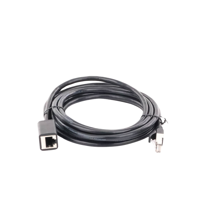 Cable de Extensi�n Cat6 RJ45 F/UTP / Macho a Hembra / 3 Metros (9.84 Pies) / M�todo de Conexi�n 568B / Velocidad de Transmisi�n 1000Mbps / Ancho de Banda del Canal 250MHz / Caja de Cobre / Negro