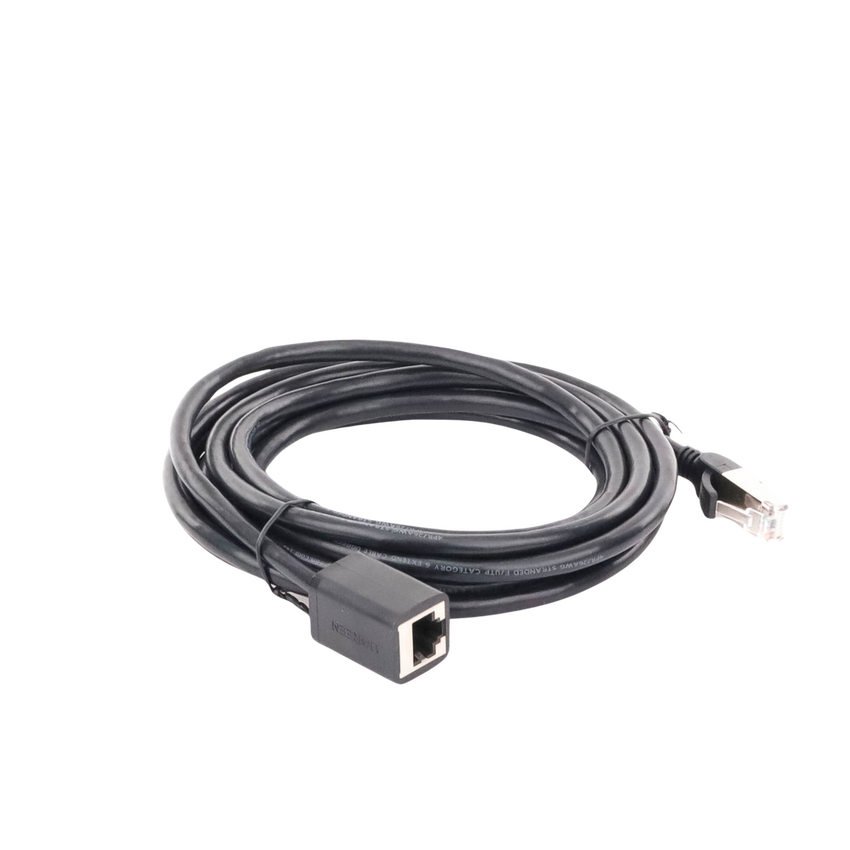 Cable de Extensi�n Cat6 RJ45 F/UTP / Macho a Hembra / 3 Metros (9.84 Pies) / M�todo de Conexi�n 568B / Velocidad de Transmisi�n 1000Mbps / Ancho de Banda del Canal 250MHz / Caja de Cobre / Negro